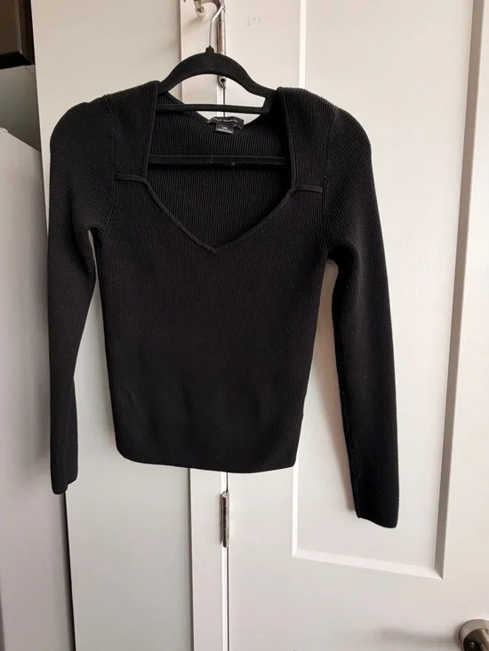 Club Monaco Shrug Neck Rib Sweater Size Large - Picture 5 of 8